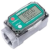 GRYVOZE 1 Inch Water & Fuel Flow Meter for 2.6-26
