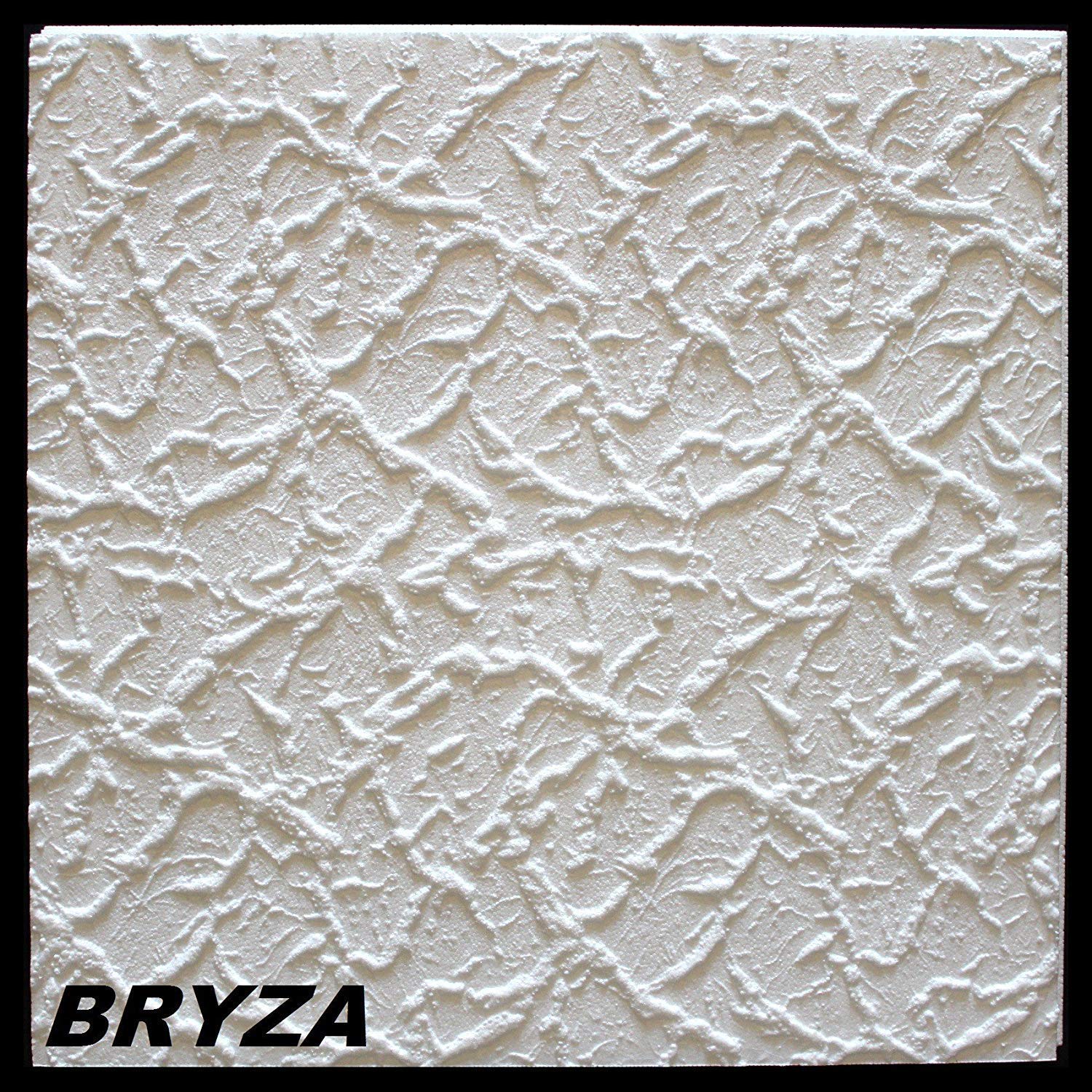 10 m² Deckenplatten Polystyrolplatten Stuck Decke Dekor Platten 50x50cm