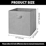 GRANNY SAYS Storage Cube Boxes Pack of 6 33x33x33 cm Grey view 6
