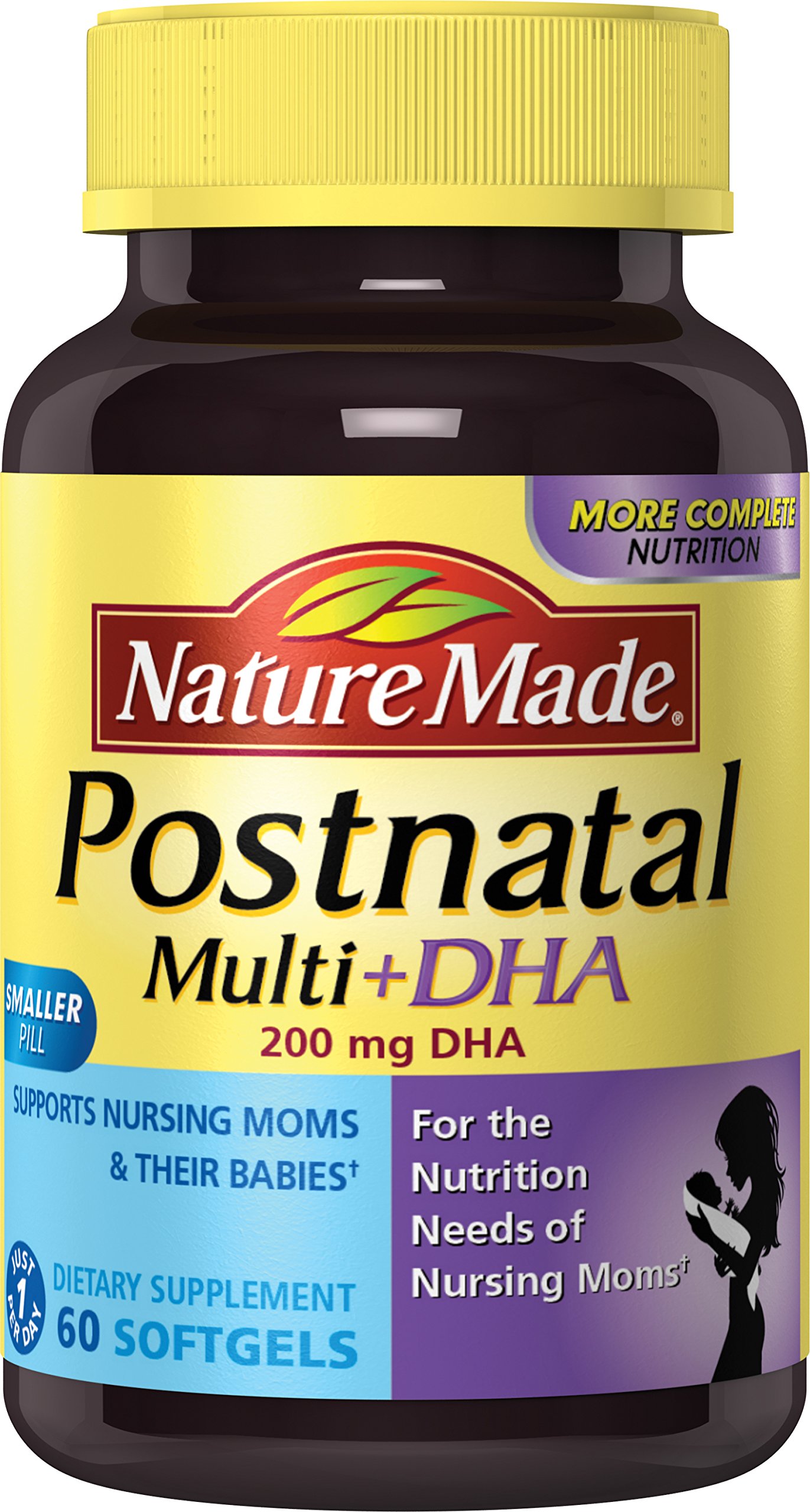 Nature Made Prenatal + DHA 200 mg Softgels 60 Ct Health