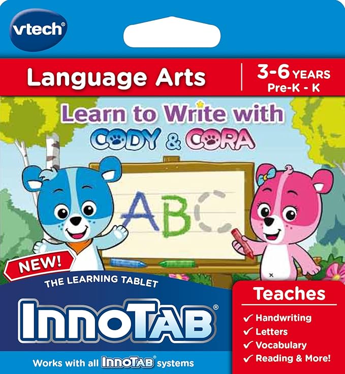 VTech InnoTab Learn to Write with Cody and Cora Amazon.ca Toys & Games