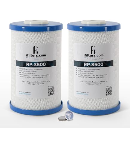 Amway/Quixtar DWC-A101 - Filtro De Agua De Repuesto Compatible Para Amway A101, E84, E-85, E-9225 - Individual | Filtración Premium Para Agua Limpia Y Refrescante - Neo-Pure