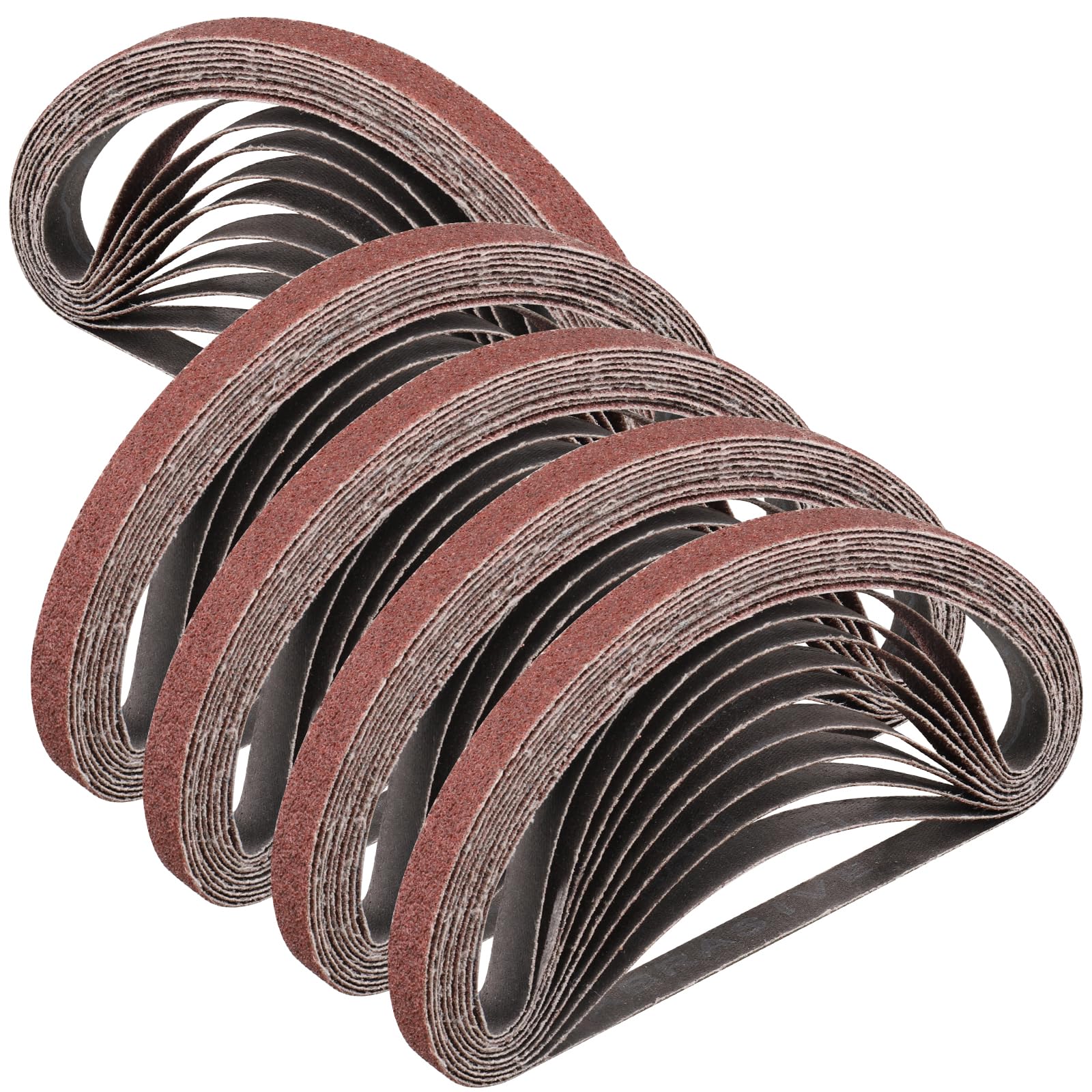 STEBRUAM Sanding Belt 13 x 457 mm,50PCS 60 Grit