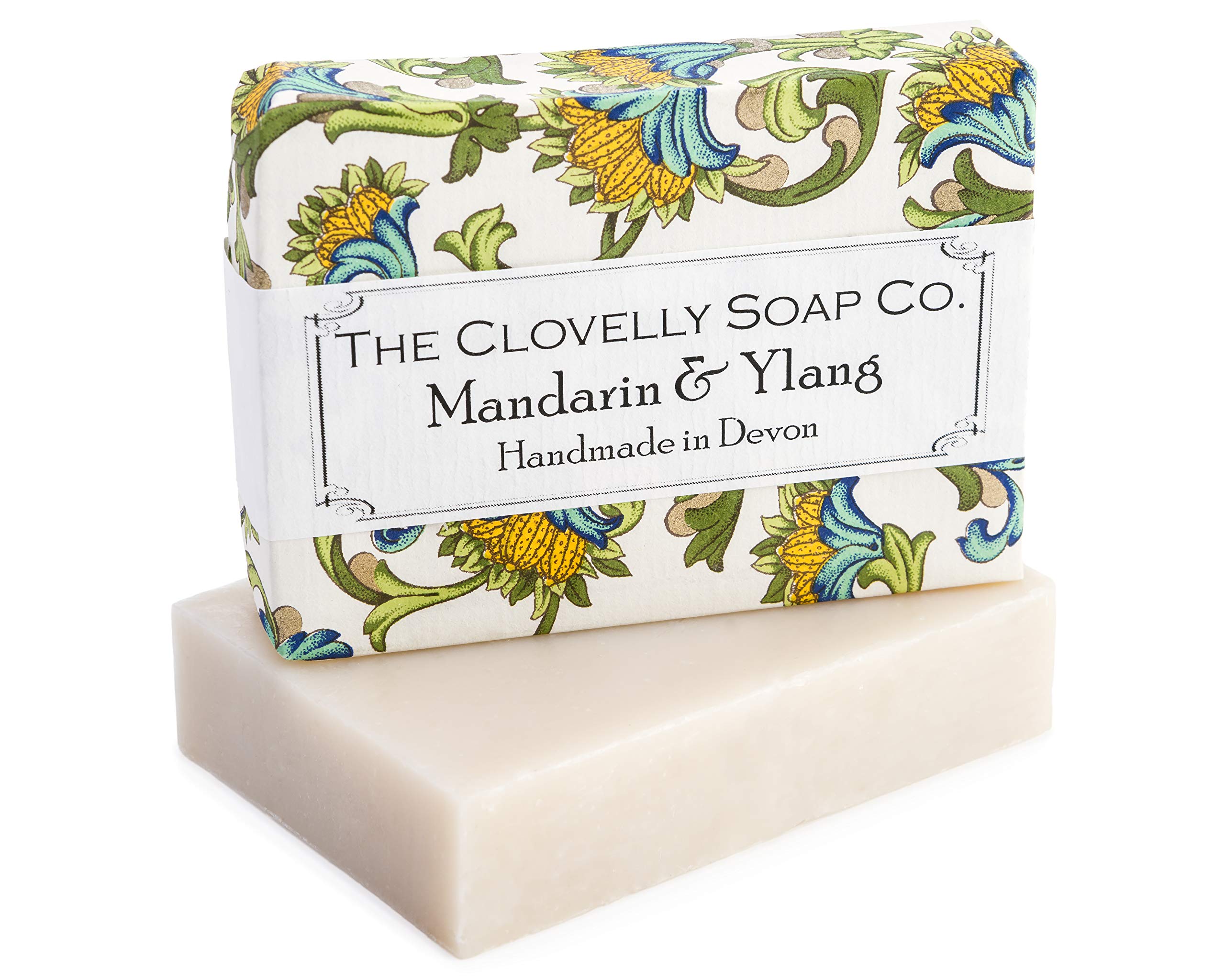 Clovelly Soap Co Natural Handmade Mandarin & Ylang Soap Bar for all Skin Types 100g
