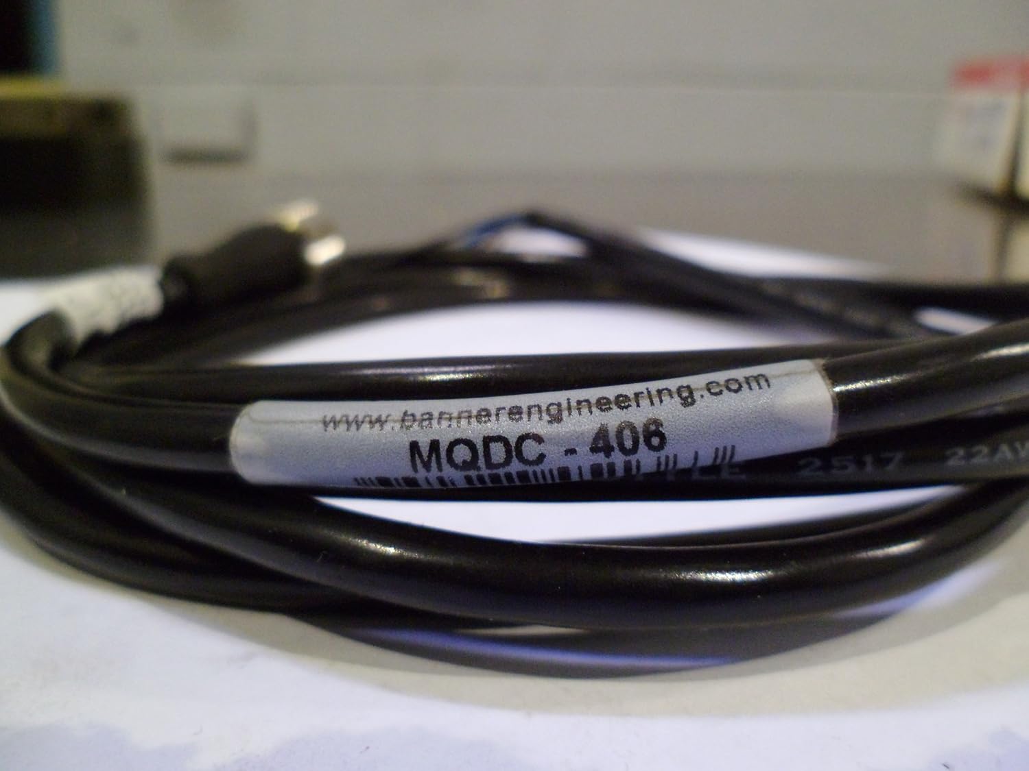 Banner Engineering Mqdc 406 Quick Disconnect Cable M12 4pos