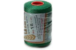 LA ESPIGA Espiga No.18-100% Nylon Omega String Cord for Knitting and Crochet - 53 Green