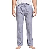 CYZ Mens 100% Cotton Pajama Pants Sleep Lounge Pajamas for Men Woven pj Pants