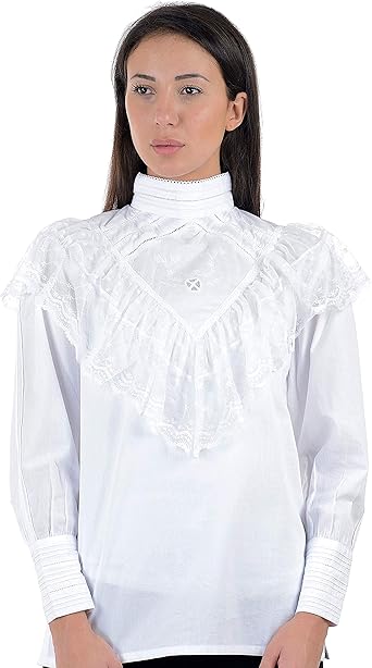 broderie white top