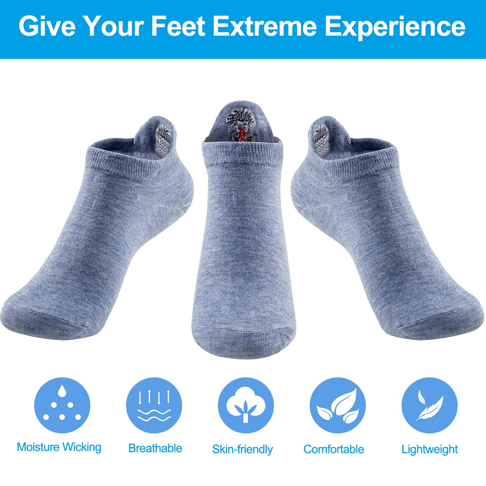 Women Cute Socks 10 Pairs Cotton Kawaii Embroidered Funny Low Cut Socks for Women Girls Ankle Socks