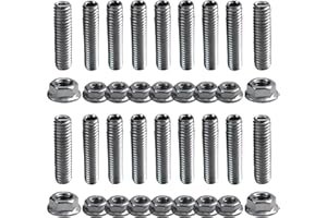 GRUDAWU Upgraded OIL PAN STUD KIT BOLTS STAINLESS STEEL KIT for SMALL BLOCK CHEVY 283 327 350 400