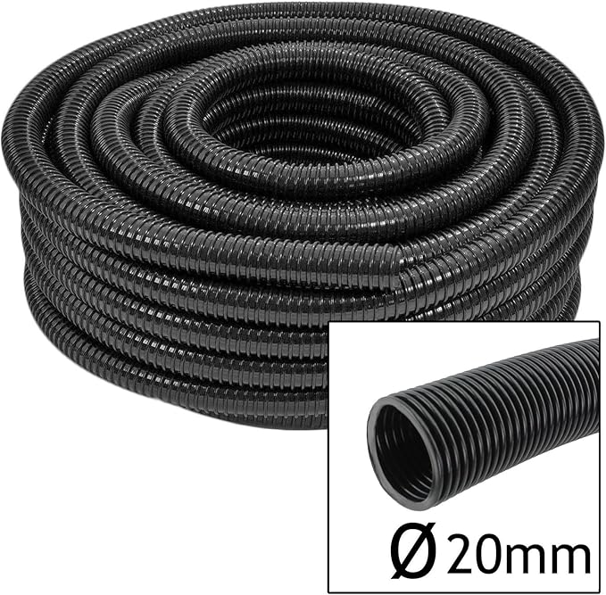 Spares2go Premium Quality 20mm Flexible Fish Pond Hose Flexi Pump Pipe