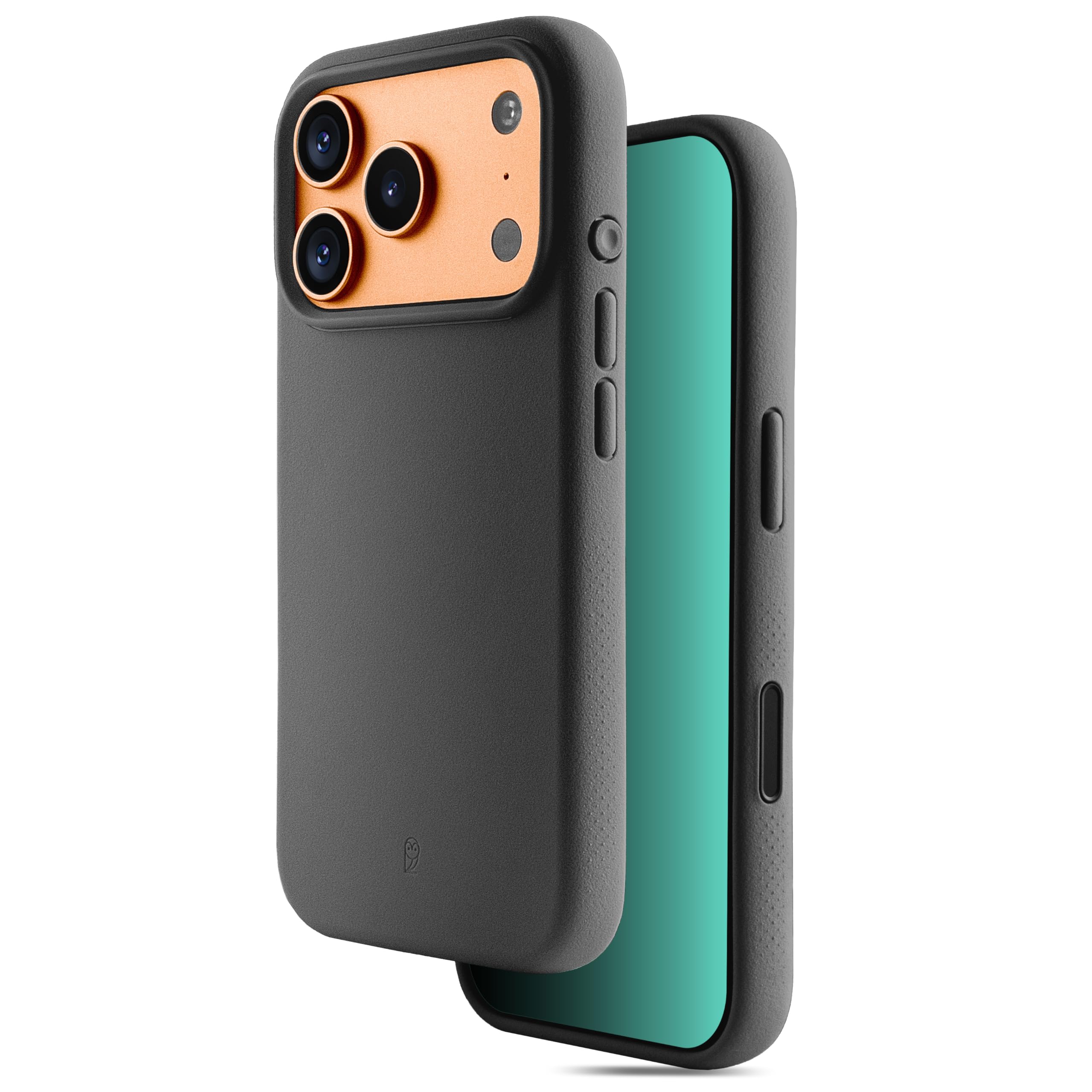 Photo 1 of TineeOwl for iPhone 17 Pro Magnetic Case, Camera Control Button, Compatible with MagSafe, TPU, Minimalist, Slim/Thin, Grippy - Dune Series (Almost Black, iPhone 17 Pro)