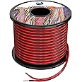 12 Gauge Electrical Wire 2 Conductor Parallel Silicone Wire 30ft [Black 15ft Red 15ft] 12 awg Flexible Extension Cable Cord Stranded Tinned Copper Wire Hookup Model Battery Cable Lead Wire High Temp