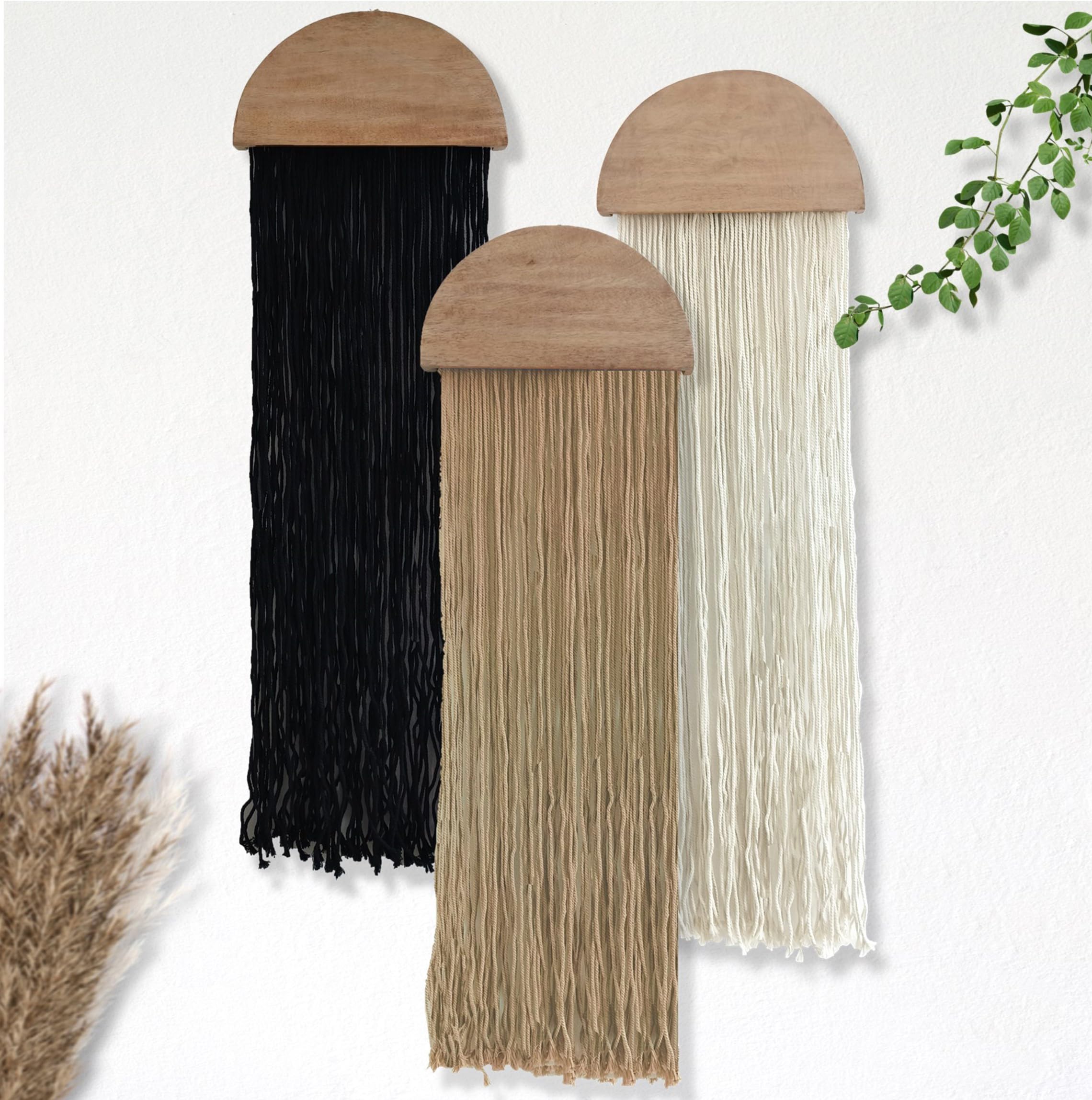 Trebbies Handcrafted Macrame Animal Wall Hanging - Bohemian Nursery & Room Decor | Rabbit, Elephant Designs