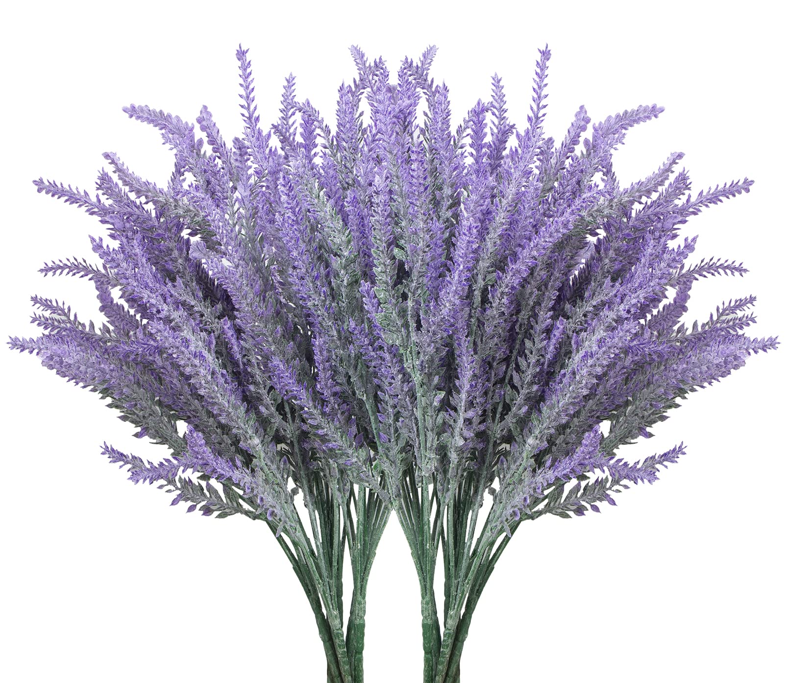 10 Pcs Artificial Flowers, Artificial Outdoor Plants and Flowers Artificial Lavender Flowers Fake Flowers for Wedding, Home, Garden, Party Decor