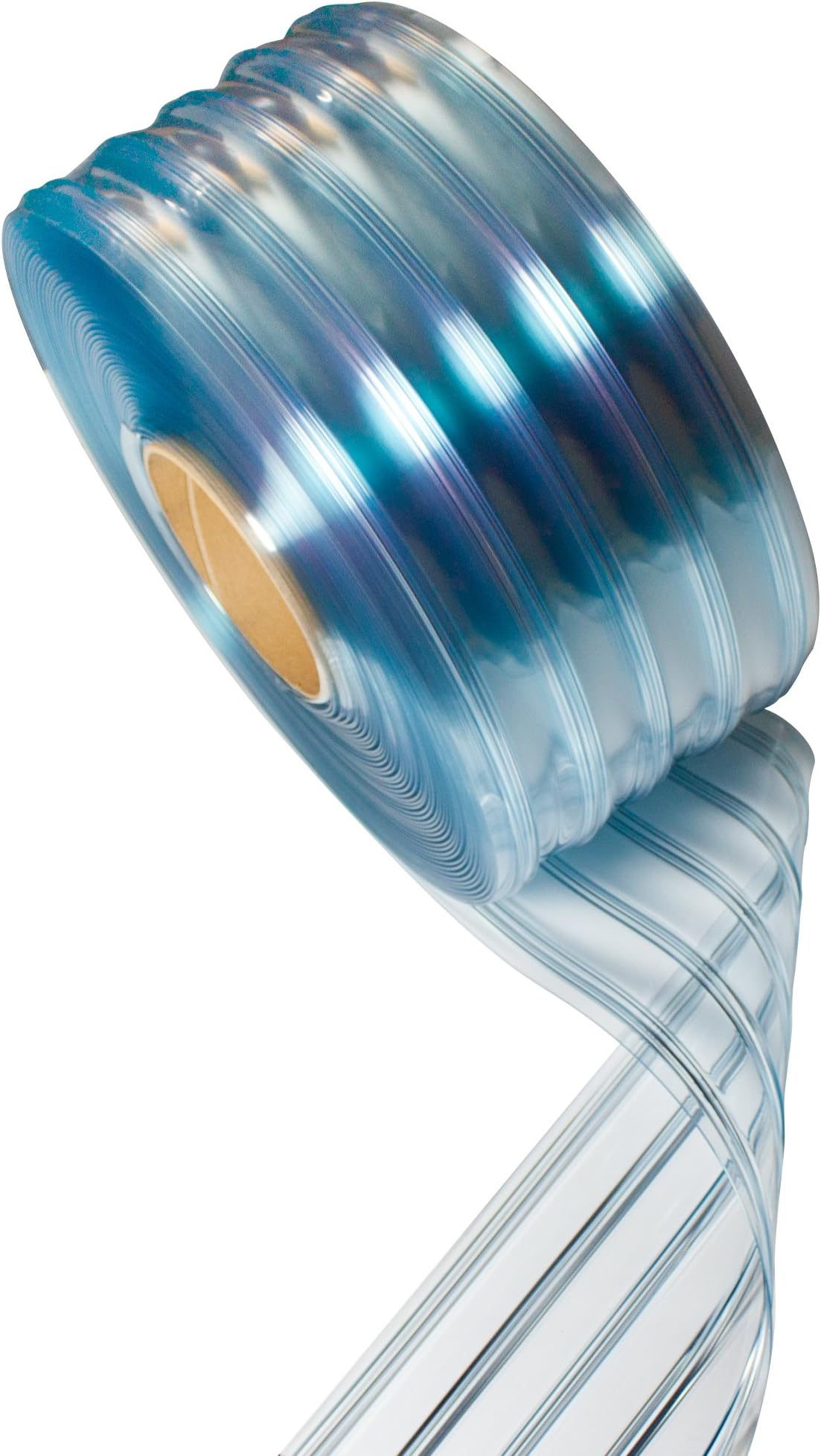 Aleco 172308 Clear-Flex II Vinyl (PVC)/Aluminum Bulk Roll, 8" x 0.198" x 75', Low-Temp Scratch-Guard