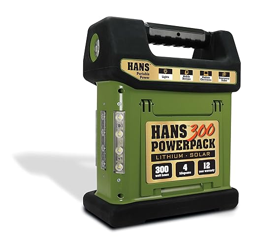 HANS PowerPack 300 Solar Home Electric System Amazon.in Garden