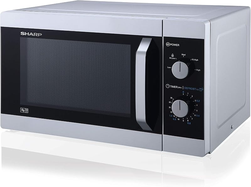 Sharp YC-MS31U-S 23 Litre 900W Microwave Manual Control Silver