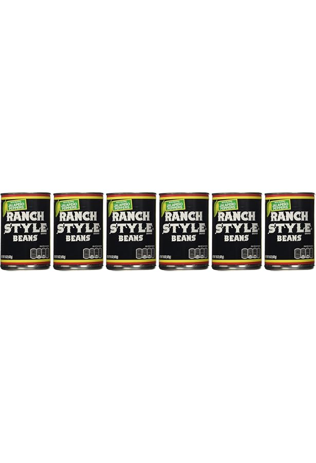 Ranch Style Pinto Beans With Jalapeno Peppers – Canned Beans, 15 Oz, Pantry Staple