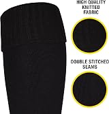 Optimum Classico Junior Socks Moisture-Wicking Cushioned Black 3-6 view 5