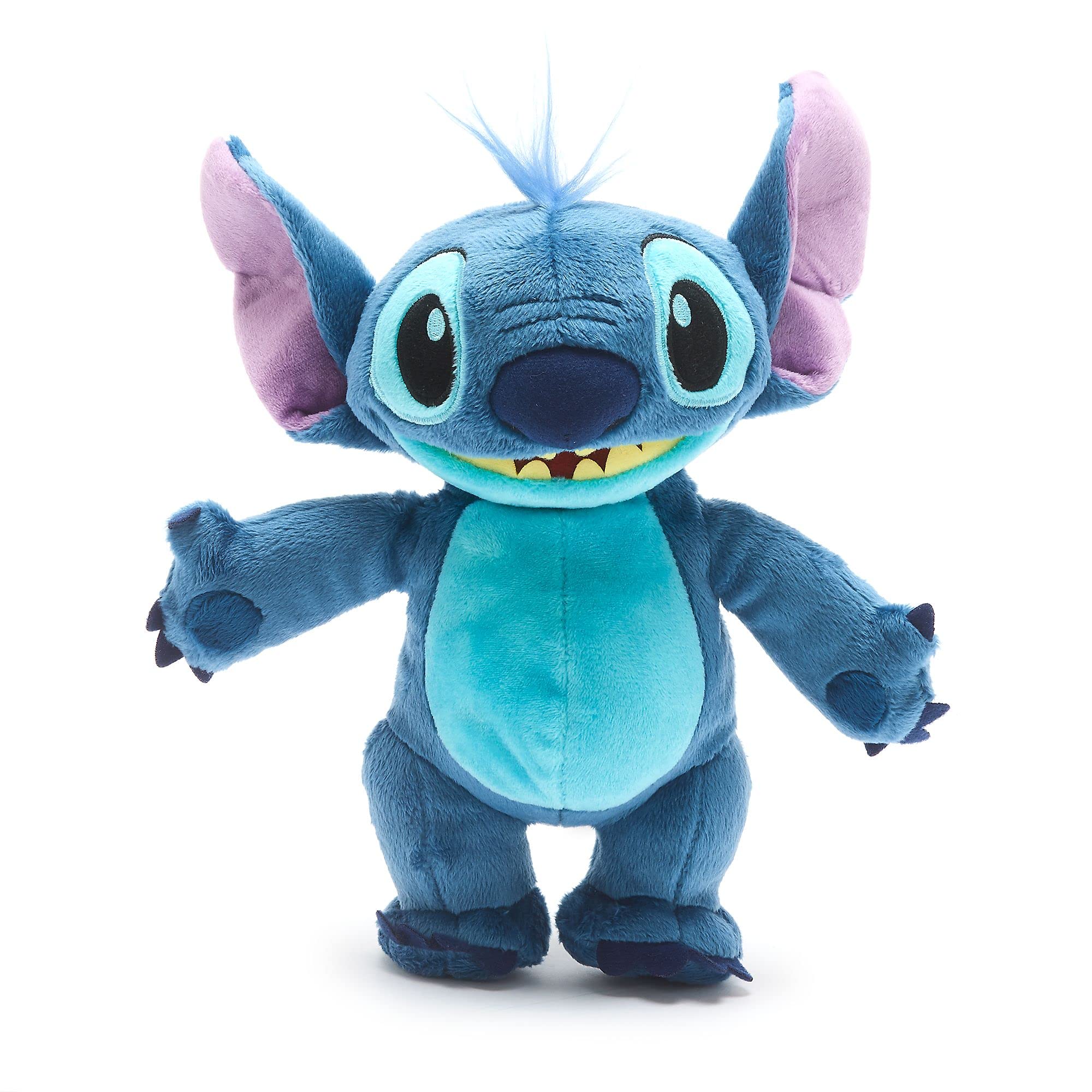 Disney Store Official Stitch Standing Soft Toy, Lilo & Stitch, 22cm/8”, Plush Cuddly Cosmically Cute Character with Embroidered Details, Super Soft Fabric - Suitable for Ages 0+