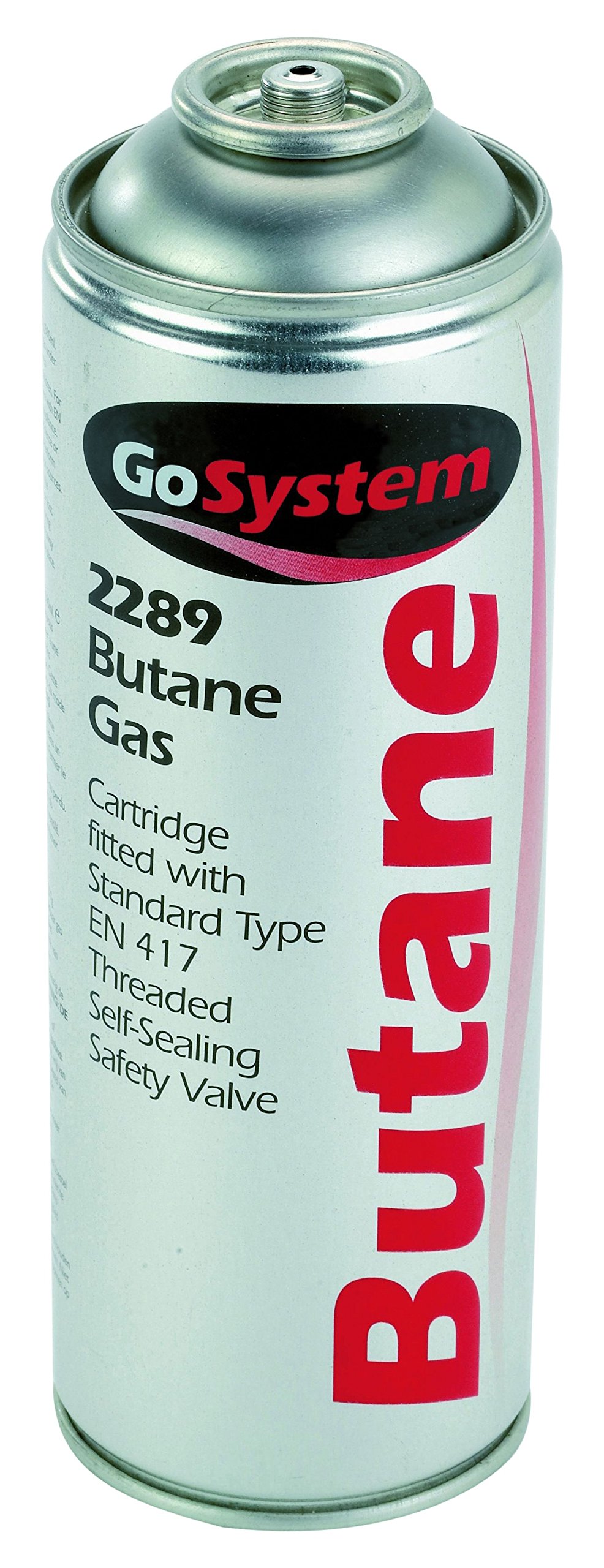 GoSystem Butane Gas Cartridge - Silver, 277 g
