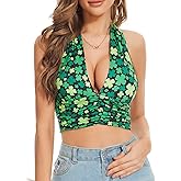 Ovokcina Women Summer Going Out Halter Crop Tank Top