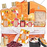 Valentines Day Gifts for Women Gift - 23-Piece Bath and Body Gift Basket Set for Women, Spa Gift Baskets, Bath Gift Set | Mothers Day Gifts for Mom, Christmas, Birthday, Holiday Gift Idea for Her