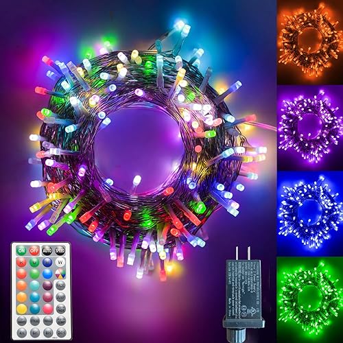 GONK Color Changing Led Christmas Lights,200 LED 66ft Plug in