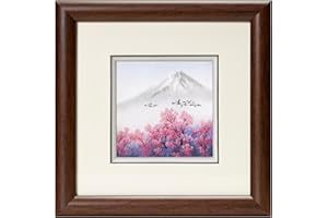 Ebherys Hunan Embroidery Art,Boatyard, Framed Hand Embroidery Artwork, Chinese Traditional Cutlture,Intangible Cultural Heritage Handmade Wall Art… (Sakura Pink)