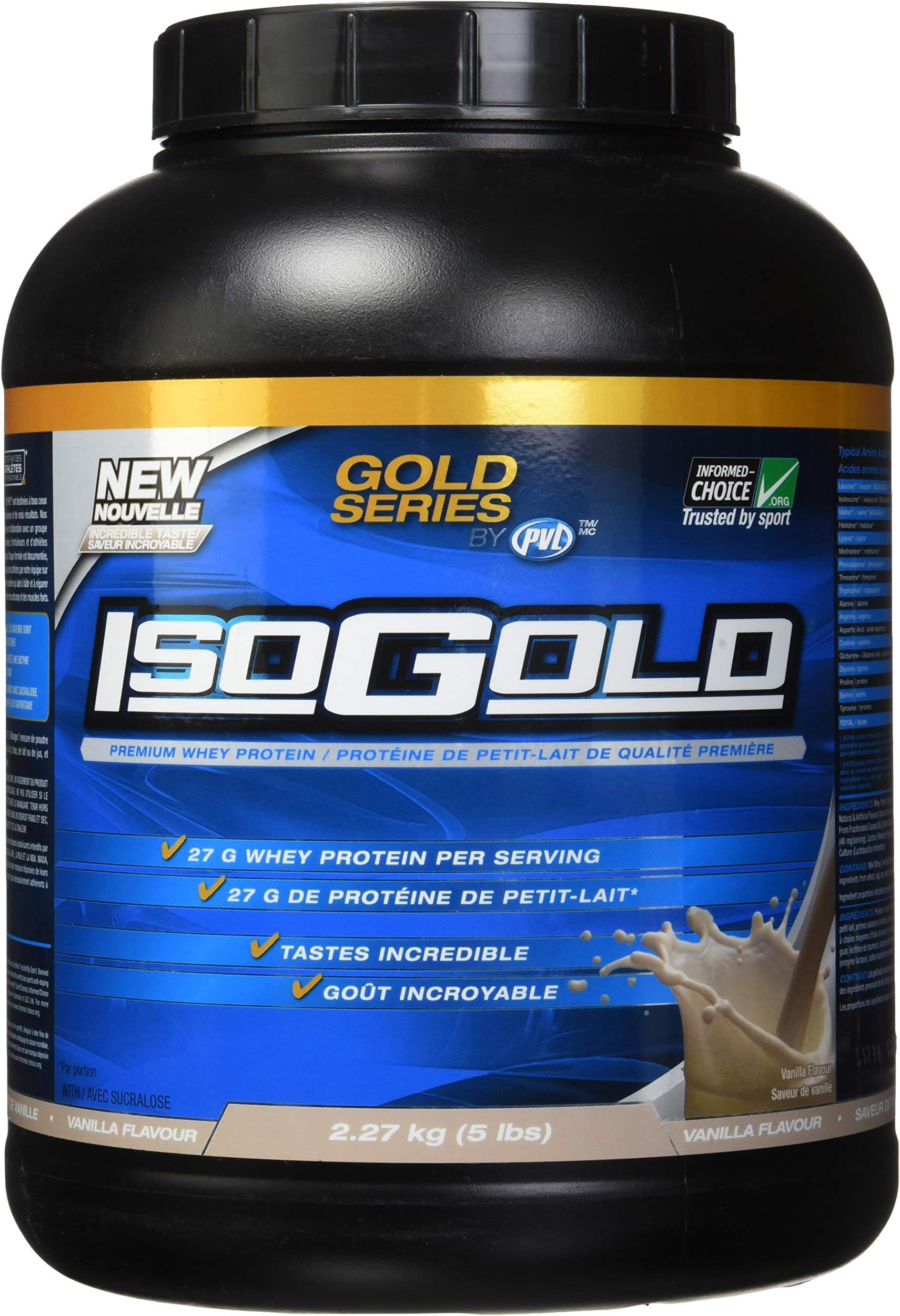 PVLIso Gold Vanilla 2.27kg