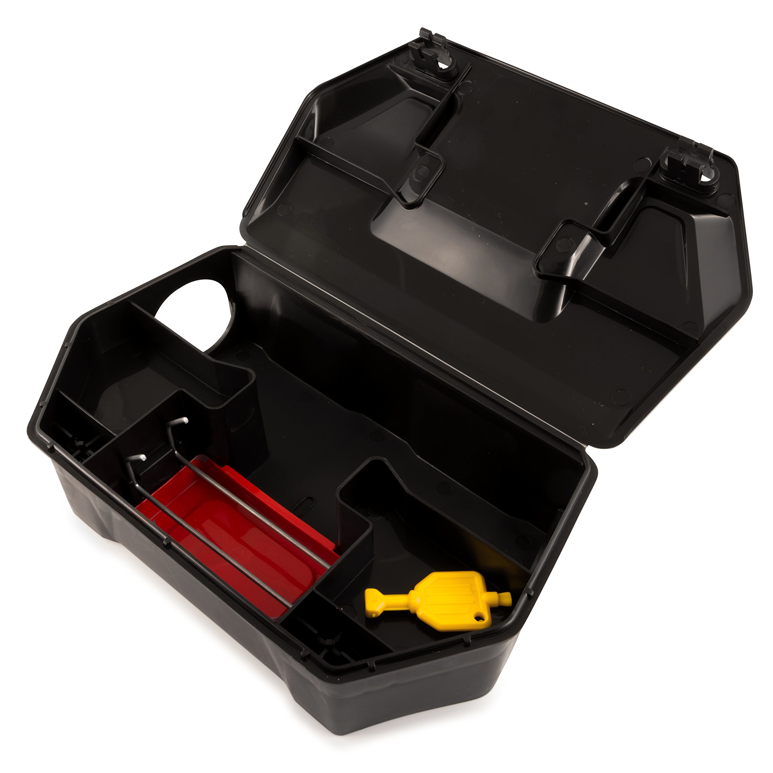 Galleon Rat Bait Station 2 Pack Rodent Bait Station With Key Eliminates Rats And Mice Fast