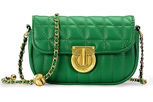 Milan Chiva Quilted Purses for Women Cute Crossbody Chain Shoulder Handbags