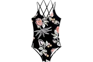 Kanu Surf Girls' Reese UPF 50 Beach Sport Criss-Cross One Piece Swimsuit