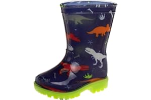 Josmo Boy's Unisex Kids Fun Colors Outdoor Rain Boot