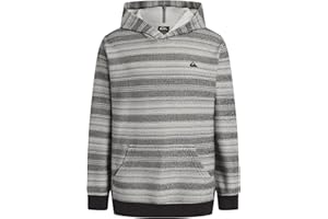Quiksilver boys Pullover Hoodie Sweatshirt, Soft & Comfortable Fleece, Front Pocket