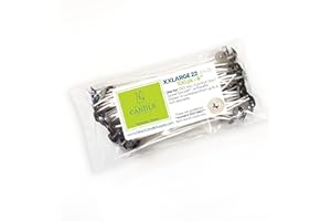 Direct Candle Supply Slow Burn Cotton Pre-Waxed Wicks (Small, Medium, Large, XL,XXL) for Candle Making - 100 pcs (XXL LX22 Wick)