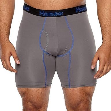 hanes men's comfort flex fit long leg boxer briefs