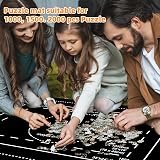 MOZOOSON Jigsaw Puzzle Mat Roll Up for 2000 Pieces with 6 Trays - 46.4x31.5 Inch view 6