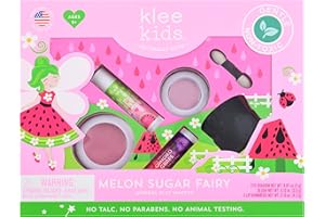 LUNASTAR Luna Star Klee Kids Play Makeup Kit. Gentle and Non-Toxic. Kid-Friendly. Made in USA. (Melon Sugar Fairy)
