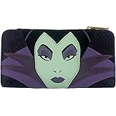 Loungefly Disney Maleficent Top Zip Wallet New Licensed