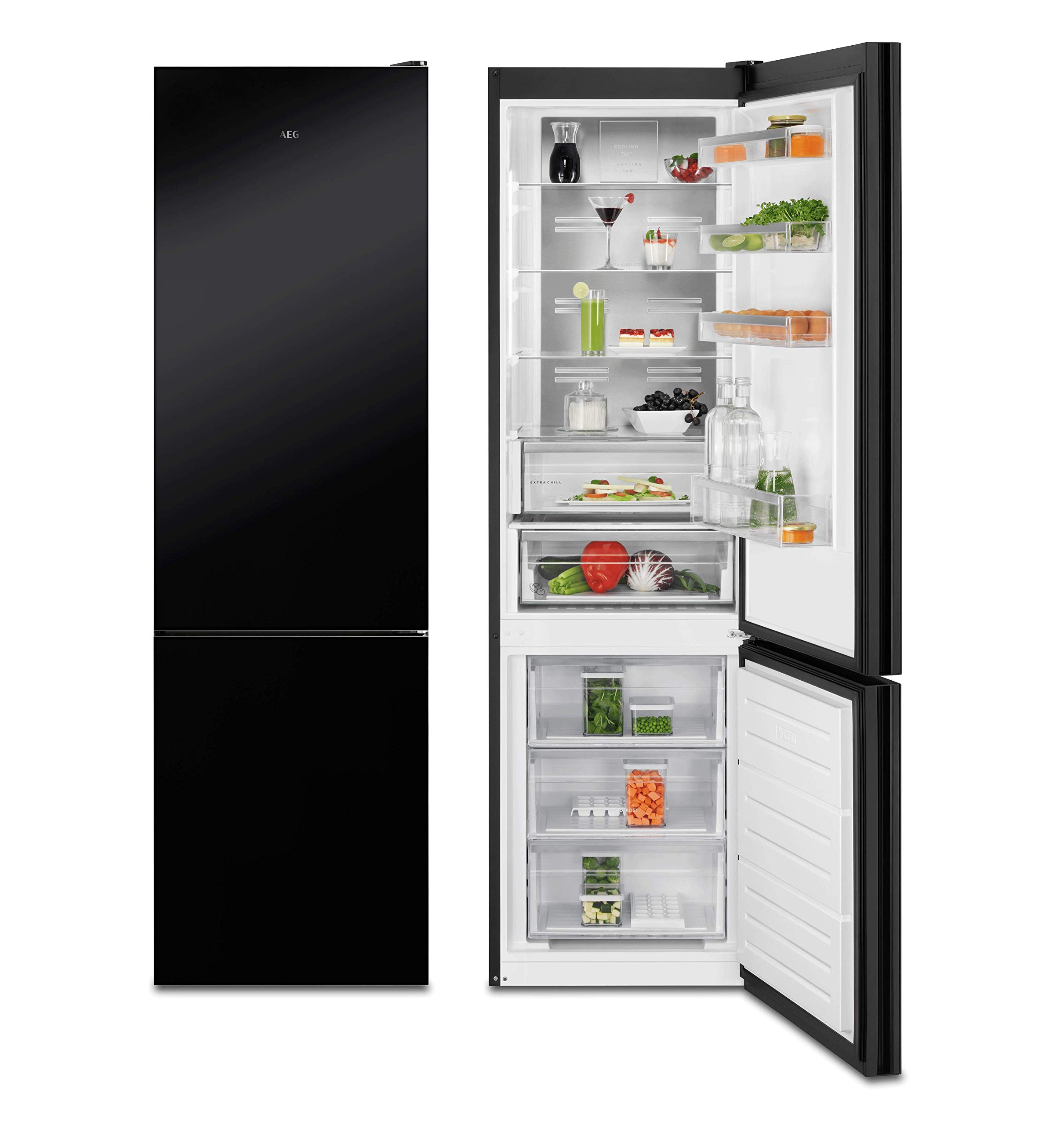 AEG-RCB736E4MK-Frigorifico-Combi-con-puerta-de-cristal-Libre-Instalacion-201-m-NoFrost-Tecnologia-Twintech AEG-RCB736E4MK-Frigorifico-Combi-con-puerta-de-cristal-Libre-Instalacion-201-m-NoFrost-Tecnologia-Twintech