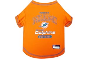 PETS FIRST NFL PET SHIRT for Dogs & Cats - MIAMI DOLPHINS Dog T-Shirt, X-Large. - Cutest Pet Tee Shirt for the real sporty pup