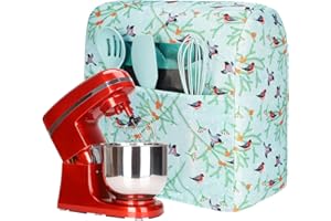 TUYU Kitchen Aid Mixer Cover Compatible with 6-8 Quarts Kitchen Aid/Hamilton Stand Mixer/Tilt Head & Bowl Lift Model,Bird Print Mixer Cover Pioneer Woman Kitchen Accessories,Kitchen Aid Mixer Accessories