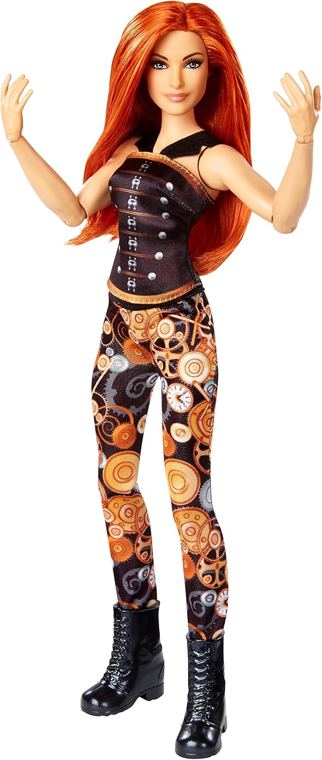 WWE - Becky L, FGW25 Wrestling Doll, Orange - Image 3