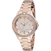 TechnoMarine Luna Tides Women's Watch w/Mother of Pearl Dial - 33mm, Rose Gold (TM-826009)