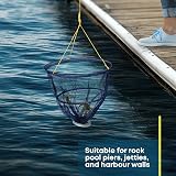 FiNeWaY Set of 2 Crab Drop Net Collapsible Crabbing Kit Rot-Proof Rope view 7