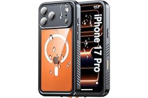 Oterkin Waterproof Case for iPhone 17 Pro Case Compatible with MagSafe, Full Body Rugged iPhone 17 Pro Phone Case with Built-