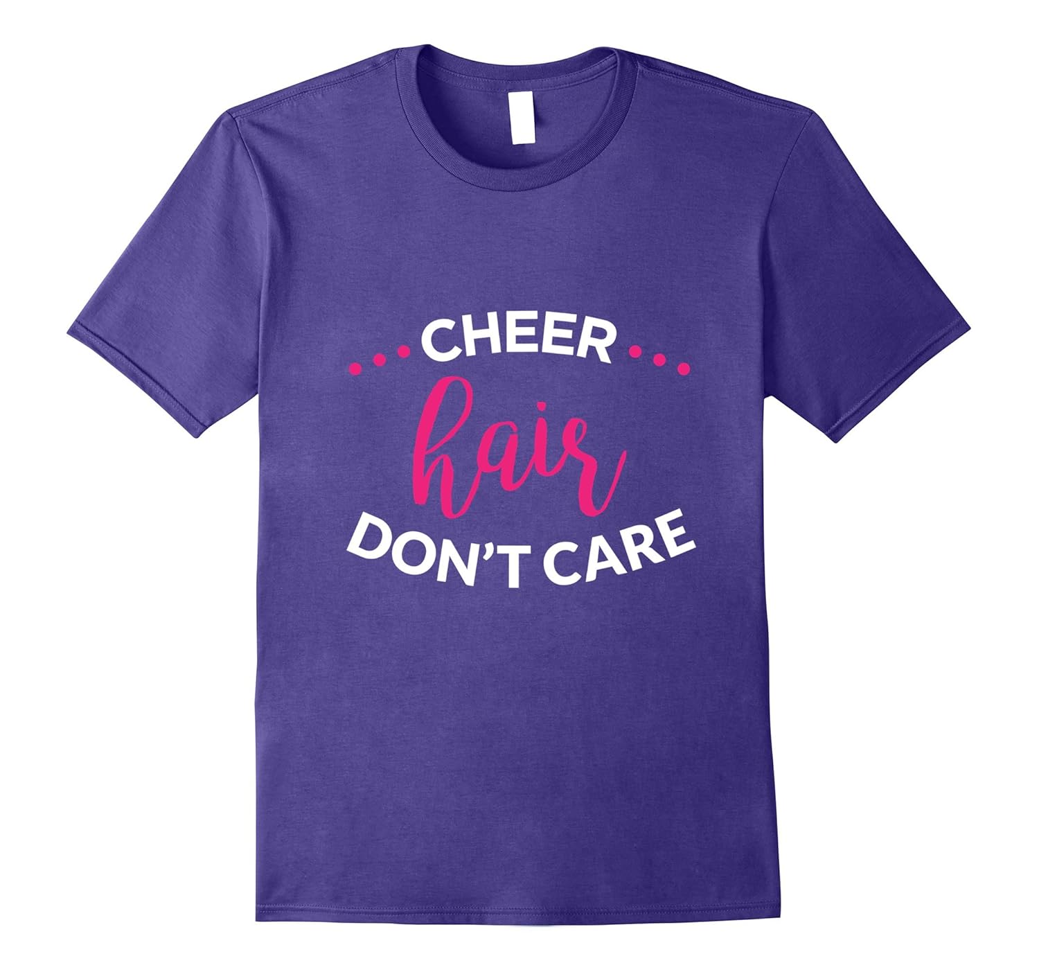 Girls Cheer Shirt, Cheer Hair Don't Care Gift for Girls-ANZ