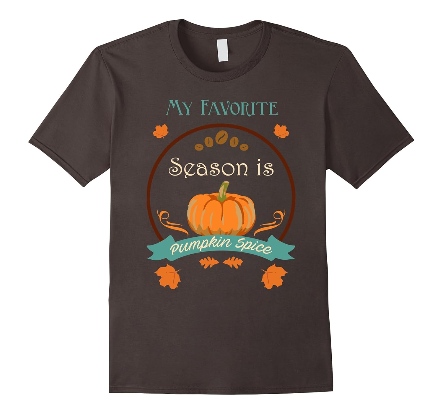 Pumpkin Spice Shirt Autumn Season Coffee Novelty Gift-Rose